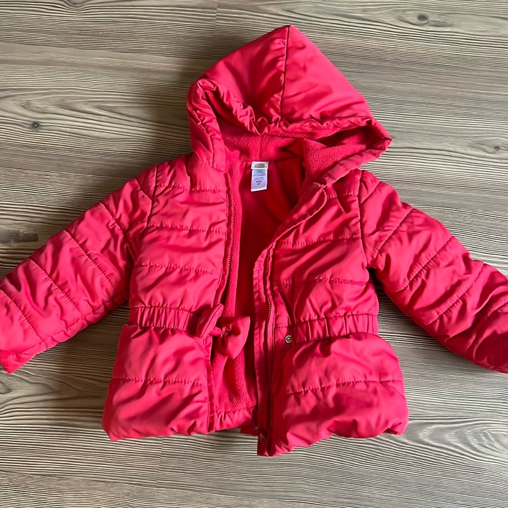 Little Me - Hooded and Lined Winter/Rain Coat - Size 2T